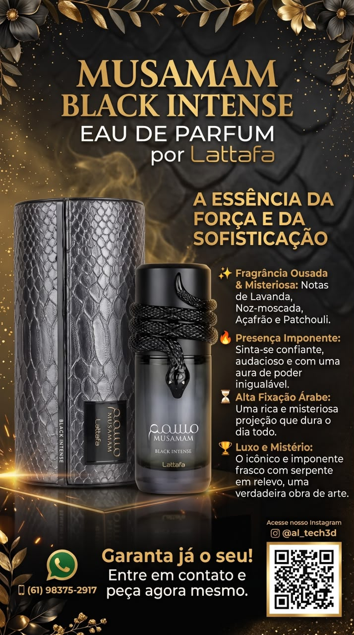 Musamam Black Intense — Lattafa